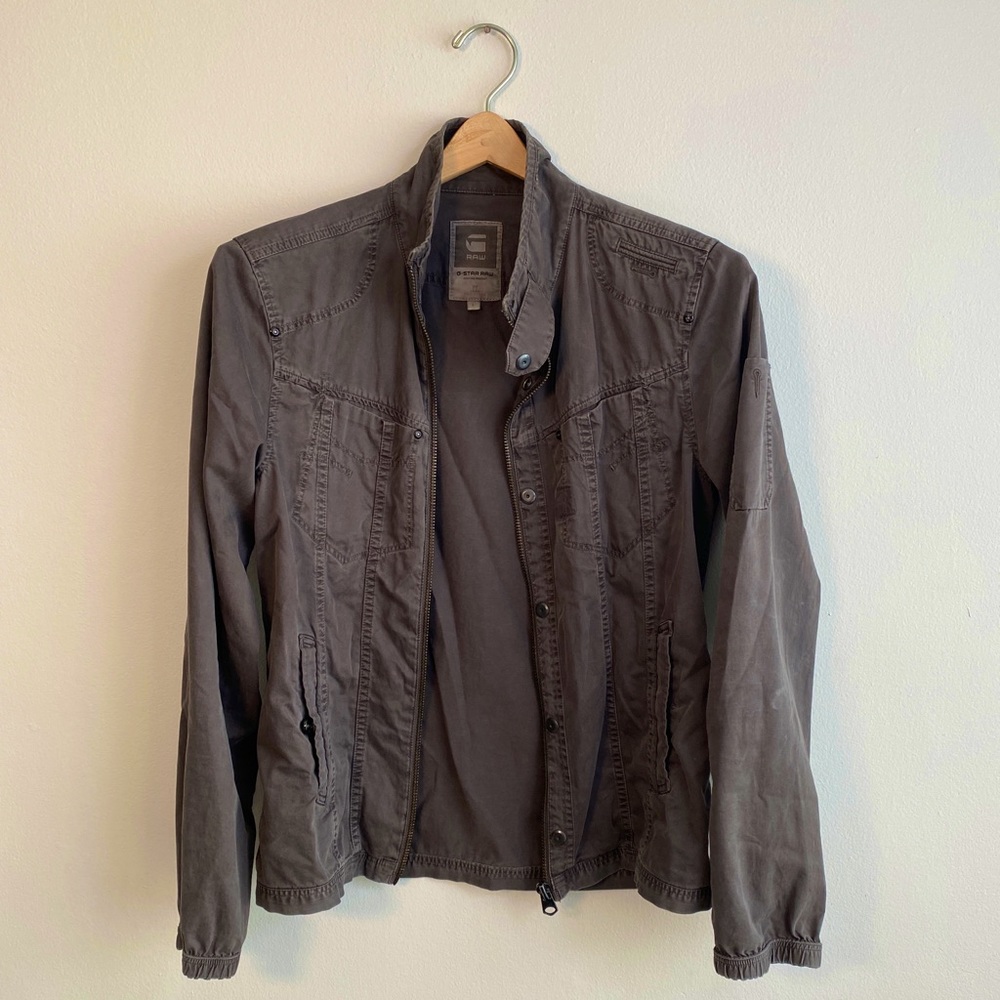 G-STAR RAW M Radar Overshirt | Olive | Size Large